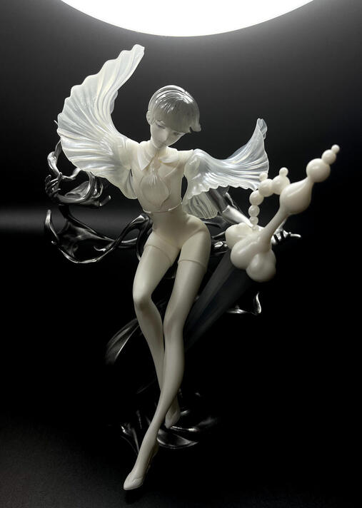 Moon Phos from Land of the Lustrous (Monochrome version)