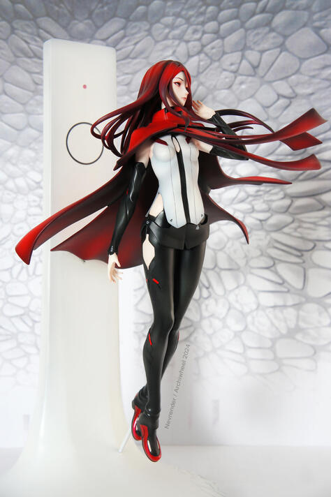 Height: 12.5in/31.75cm (1/6th scale). Sculpted in Blender, printed on the Elegoo Mars 3 + Saturn 2, with the Harder & Steenbeck Ultra airbrush (0.2/0.4mm needle). Materials: ABS-like/Siraya Tenacious resin, custom waterslide decals, wire/metal rods, magnet