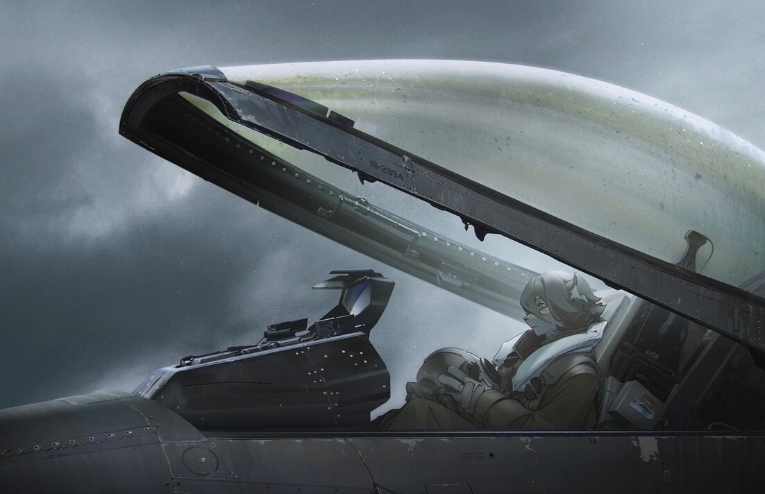 F16 after rain