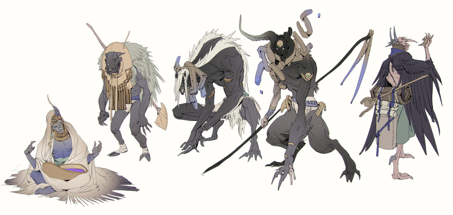 Shurima faction exploratory designs for the Baccai.