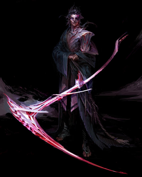 Kayn and darkin corruption exploratory concept.